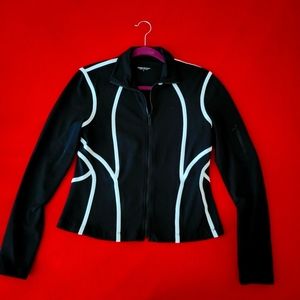 Bebe sport black with white trim size large
